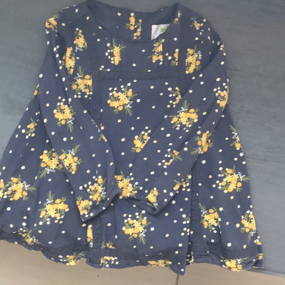 Toddler Girl Floral Top